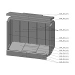 Žárobetonová komora komplet - bílá KV IMPRESSION 3G 80.54.14 